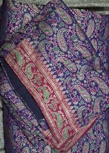 Real Banarasi Saaree With Heavy Work And Blouse Of
