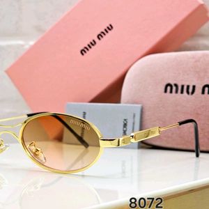 Miu Mi Oval Sunglasses