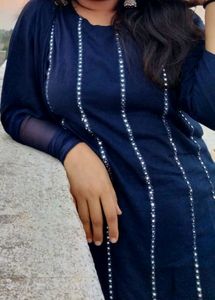 Blue Sharara Suit