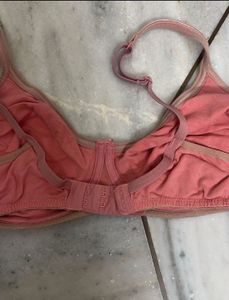 Pink Cotton Everyday Bra