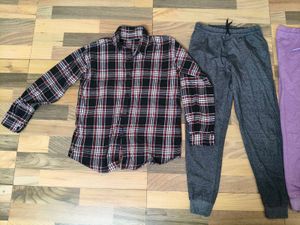Cozy Plaid Pajama Set