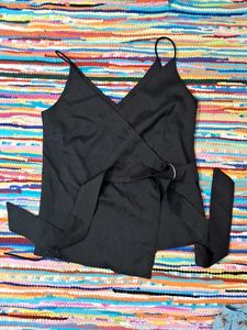 Chic Layered korean top with detachable jacket