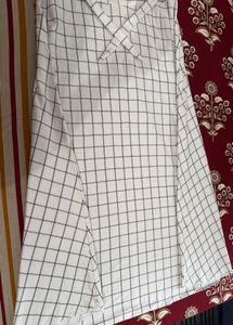 Chic Grid Pattern Ethnic Skirt
