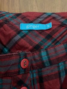 Red Plaid Spaghetti Strap Top