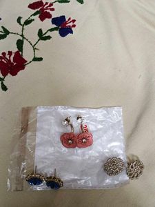 Set of 3 Pairs Earrings