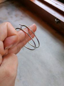 Silver Hoop Earrings