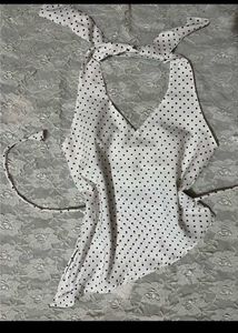 Polka Dot Halter Top
