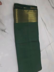 Savan Special Green Saree Chanderi Silk