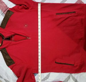 octave men's 1/4 zip  fleece sweatshirt