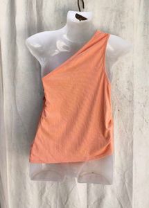 Chic One-Shoulder Ruched Top