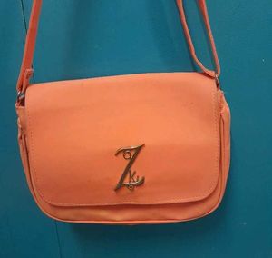 Orange Crossbody Sling Bag