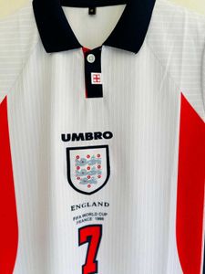 BECKHAM HOME 1998  KIT POLO  EMBROIDERY