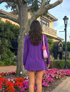 Purple Open-Front Cardigan ✨💜