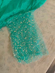 Beautiful Teal Embroidered Ethnic Gown