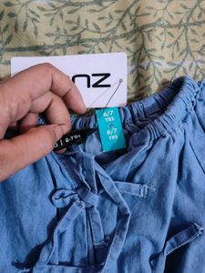 Kids Denim Top &amp; Shorts Set