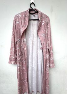Floral Print Robe