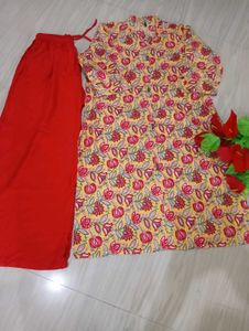 Brand New Big Size Pure Cotton 2 Piece Kurta Set