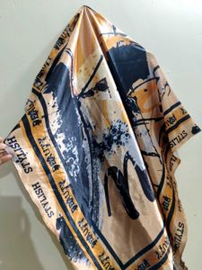 Printed silk Scarf