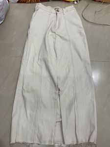 Denim Long Skirt