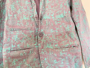 Kook N Keech Disney Women Green and grey Blazer