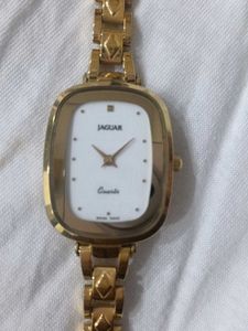 original swiss made jaguar 🐆 gold - plated watch