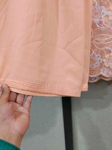 Peach Kurta Set
