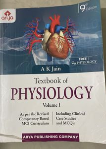 Textbook of Physiology Vol 1 and 2 by A. K. Jain