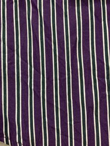 Purple Striped Button-Up Kurta
