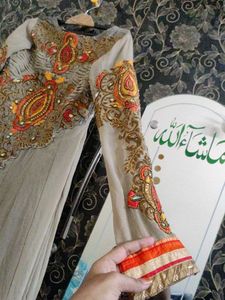 embroidery gown