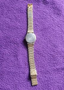 maxima gold tone watch