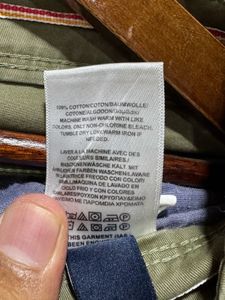 Hugo Boss Regular Fit Olive Green Chinos