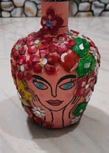Unique Hand-Painted Decorative Vase