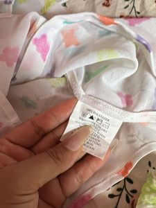 Cute Gummy Bear &amp; Flower Print Top