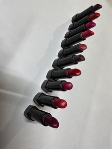 set of 10 used mini bullet lipsticks