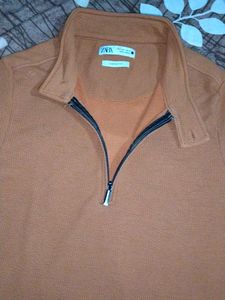 Zara Textured Slim Fit Pullover