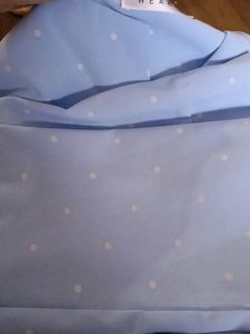 Light Blue Polka Dot Blouse
