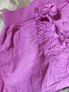 Cotton Mini Skirt For Girls