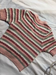 knit top multi color