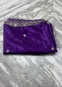 Beautiful Purple Embroidered Lehenga
