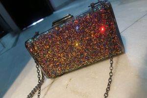 💎❤LOGUS Acrylic Metallic Clutch
