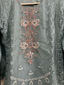 diwali special pakistani hoor soft organza suit du