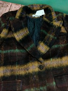 Cozy Plaid Longline Coat