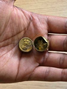 Vintage Indian Coin Trinket Box