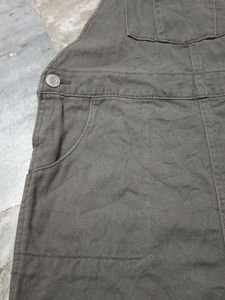 H&amp;M Grey Overall Skirt Dress