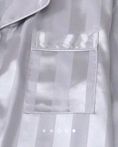 Satin Striped Pajama Set