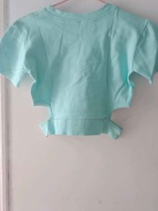 Mint Cut-Out Crop Top