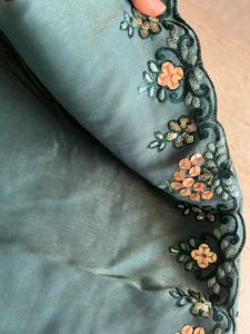 Saree With 2 Blouses