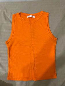 Orange Tank Top