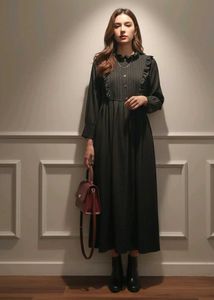 elegant black stylish gown