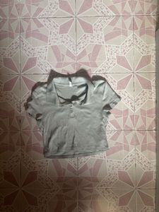 Cute Light Green Cropped Top